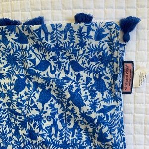 Vineyard Vines Blue Animal Print Scarf
